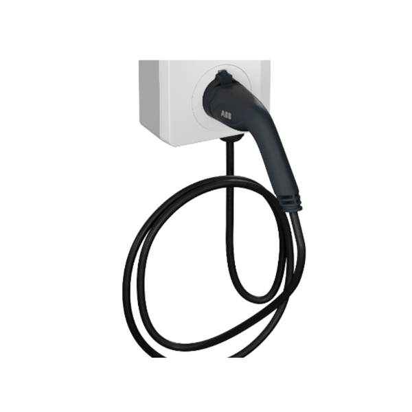 Carregador Para Carro Elétrico Terra Ac Wallbox 7,4KW 32A 220V 1P+N Com Cabo Tipo T2 Rfid 4G ABB6AGC085385 W7G5RC0 - ABB