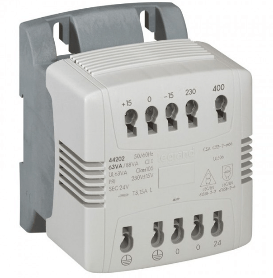 Transformador Comando E400V S230V 250Va 44255 - Cemar Legrand