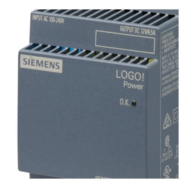 Fonte De Alimentação Regulada Monofásico 100/240VCA 12V 4,5A 6EP33226SB000AY0 Siemens